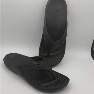 CROCS Unisex Baya Flip flops sandals black sandals M 9 W 11